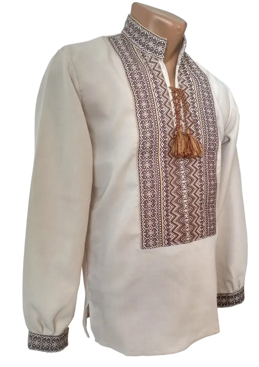 Men's vyshyvanka shirt with classic embroidery