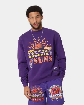 Mitchell & Ness Phoenix Suns Rays Crewneck Faded Purple