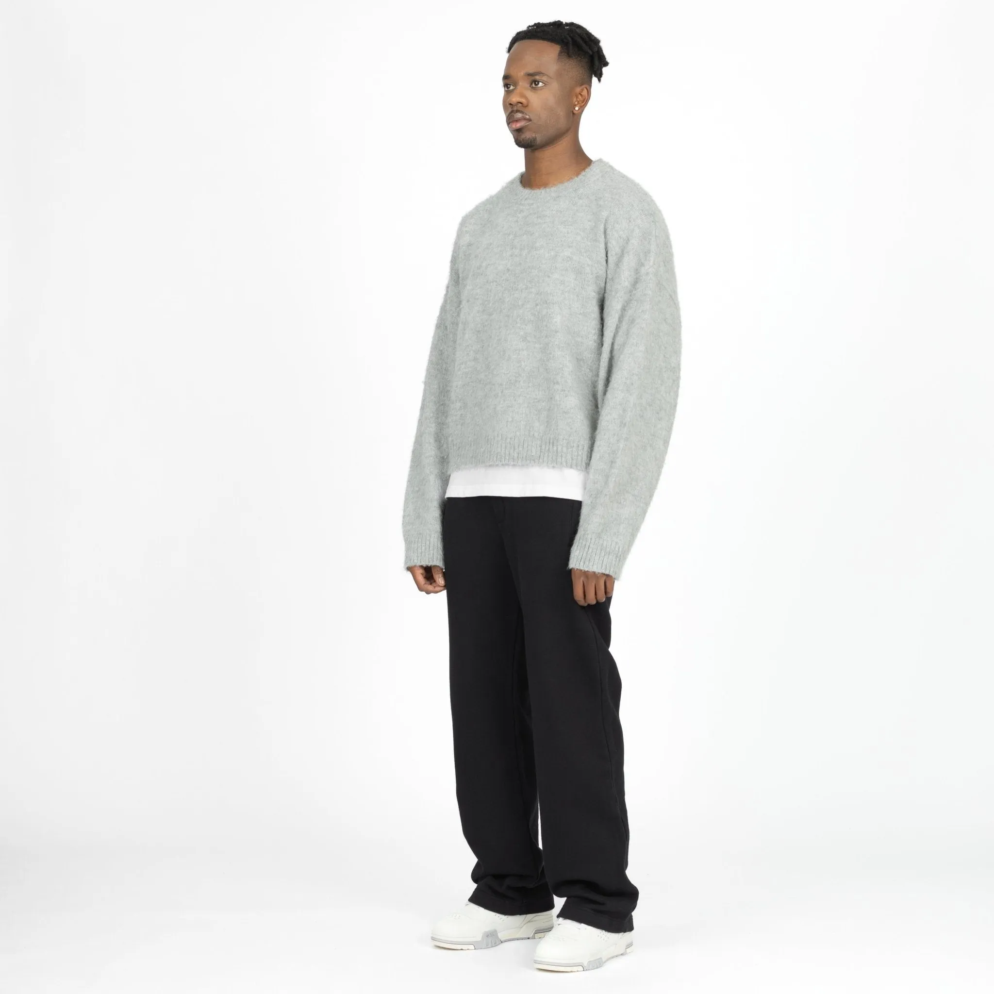 Mohair Sweatshirt - Glacial Grey