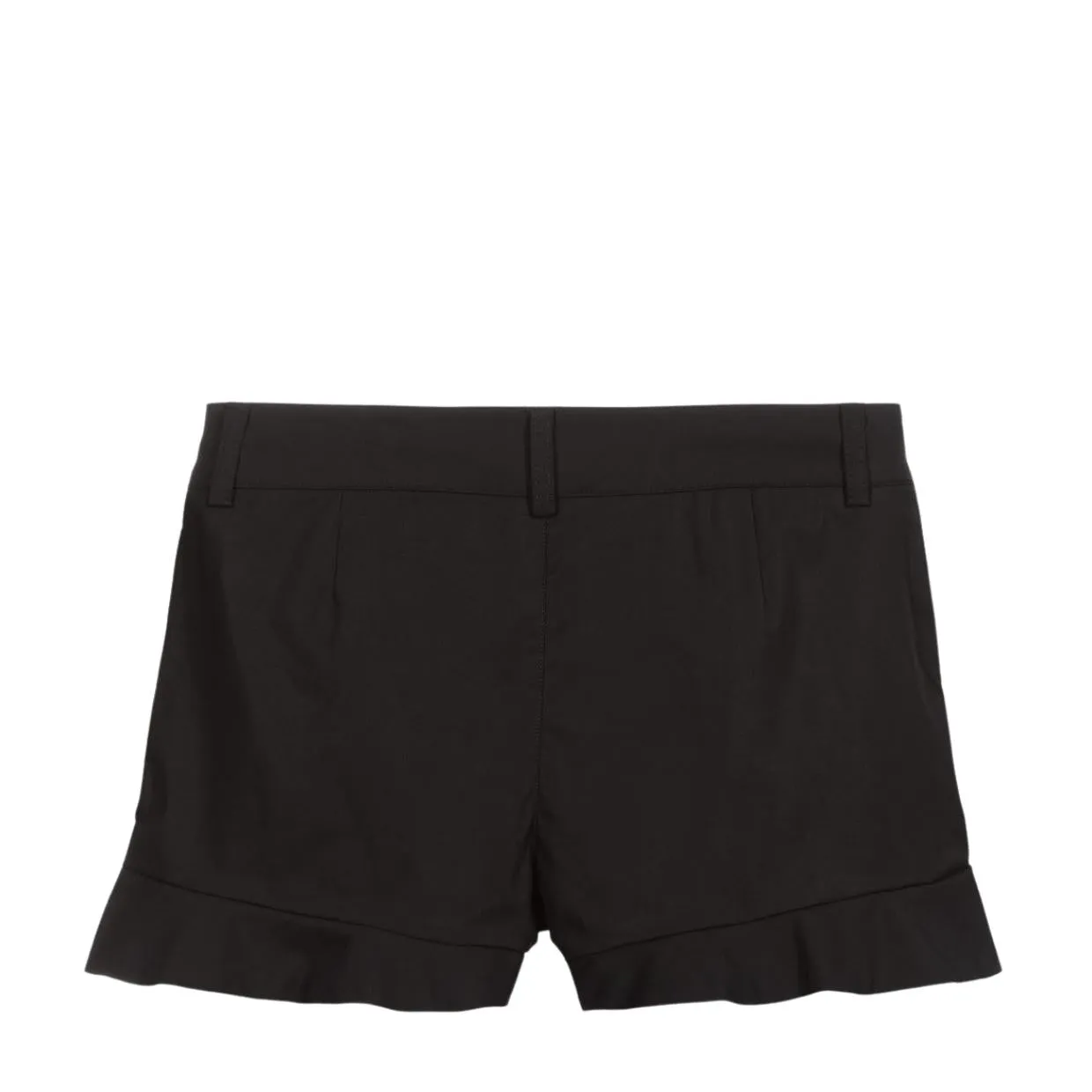 Moschino Kids Black Frill Shorts