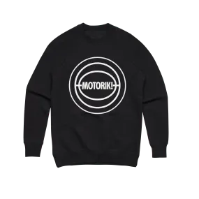 Motorik / Black Crew Neck Jumper