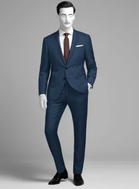 Napolean Spring Royal Blue Wool Suit