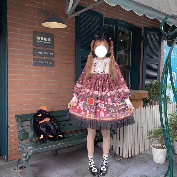 Neko Magician Lolita Dress