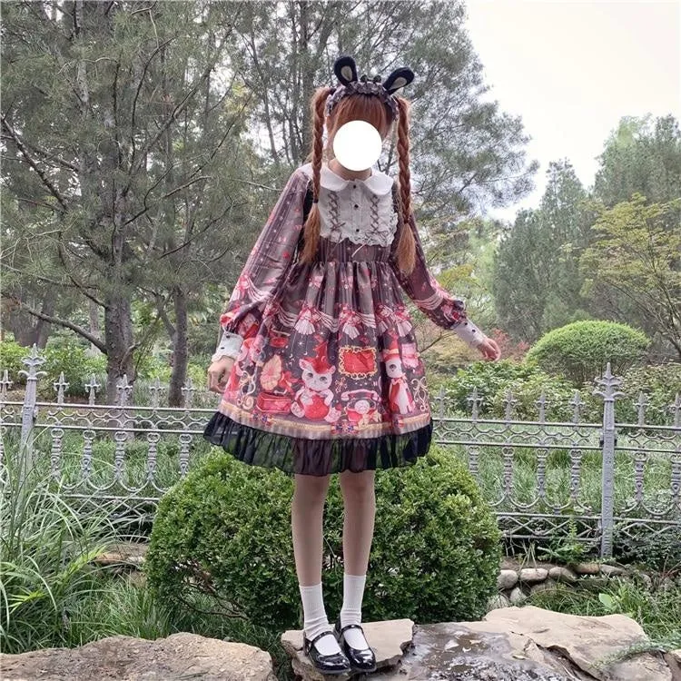 Neko Magician Lolita Dress