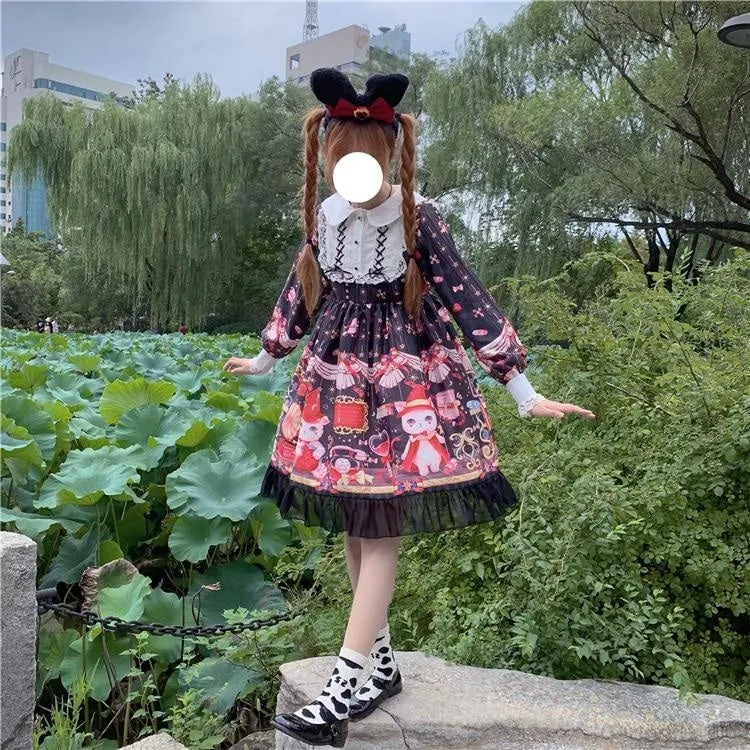 Neko Magician Lolita Dress