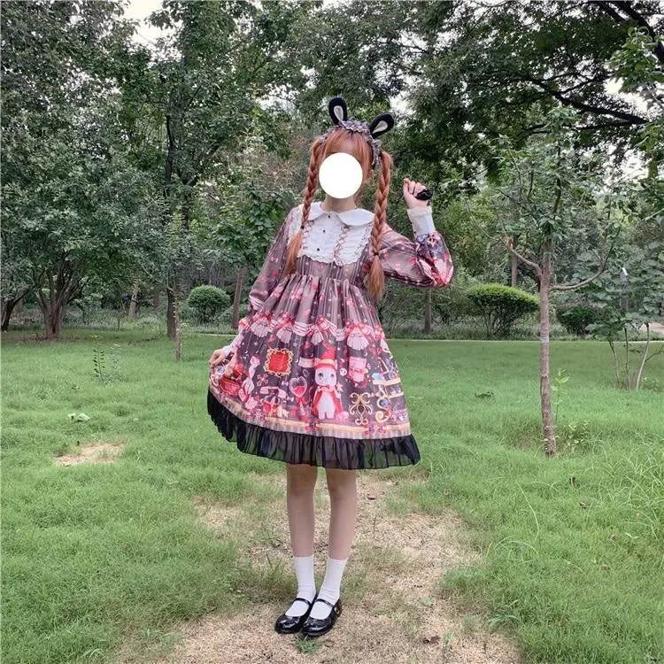 Neko Magician Lolita Dress