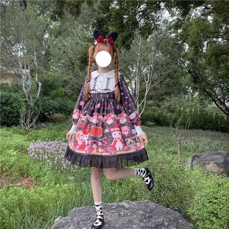 Neko Magician Lolita Dress