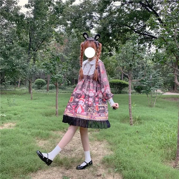 Neko Magician Lolita Dress