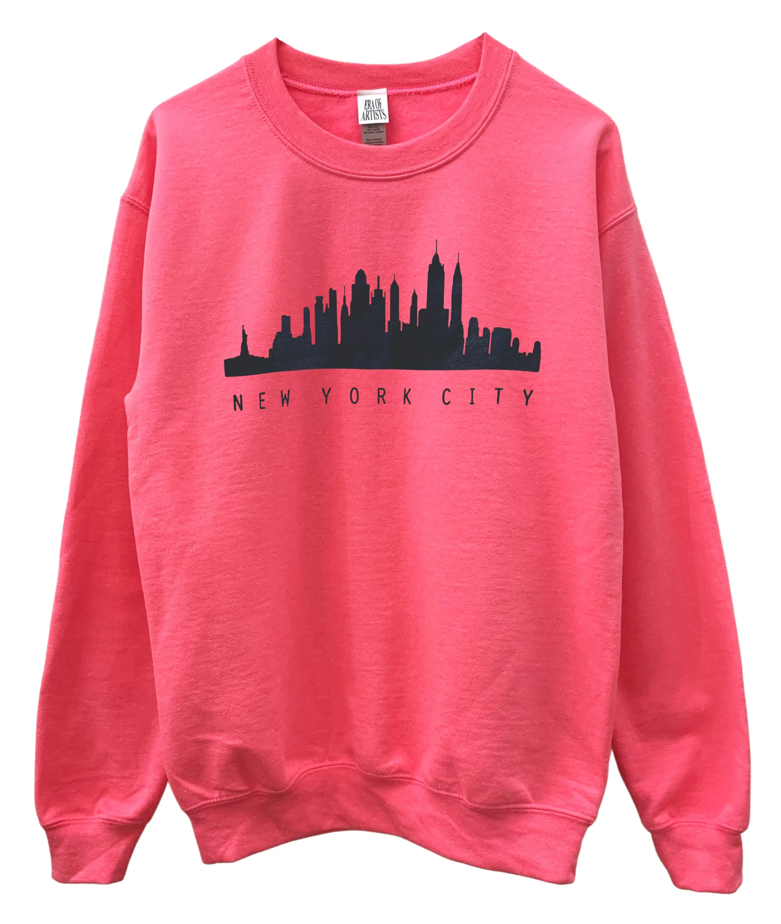 New York City Skyline Graphic Unisex Crewneck Sweatshirt - Color Options Available