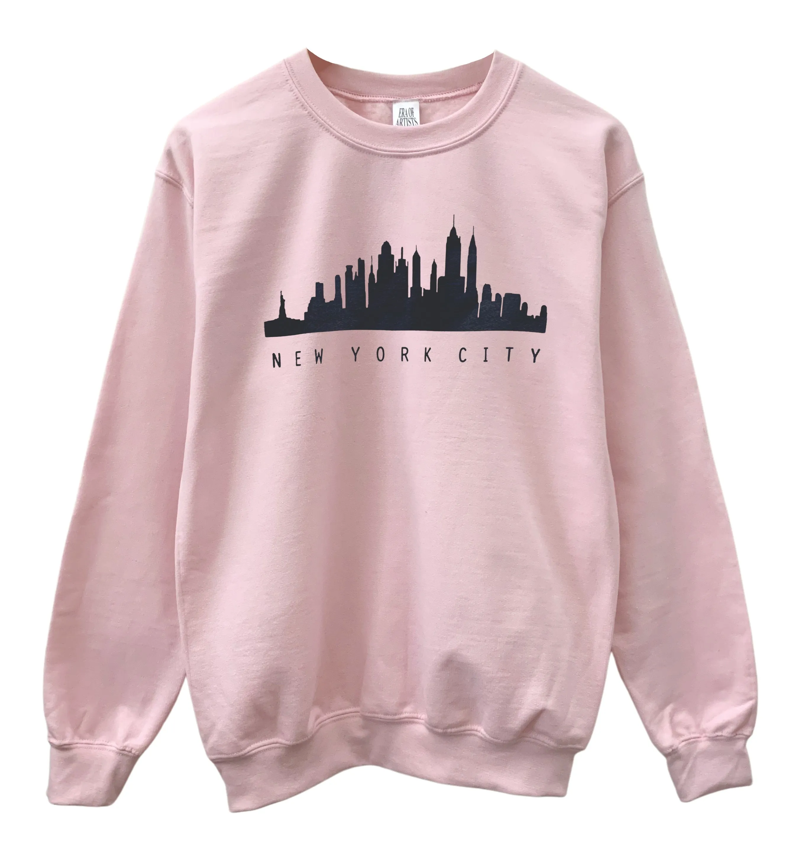 New York City Skyline Graphic Unisex Crewneck Sweatshirt - Color Options Available