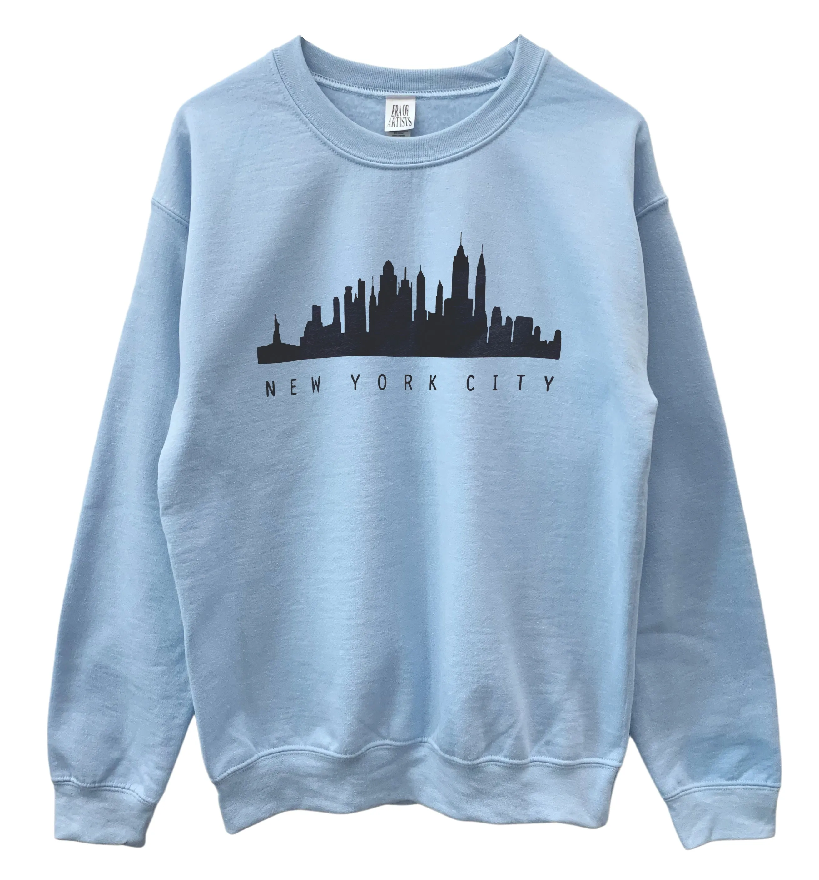 New York City Skyline Graphic Unisex Crewneck Sweatshirt - Color Options Available