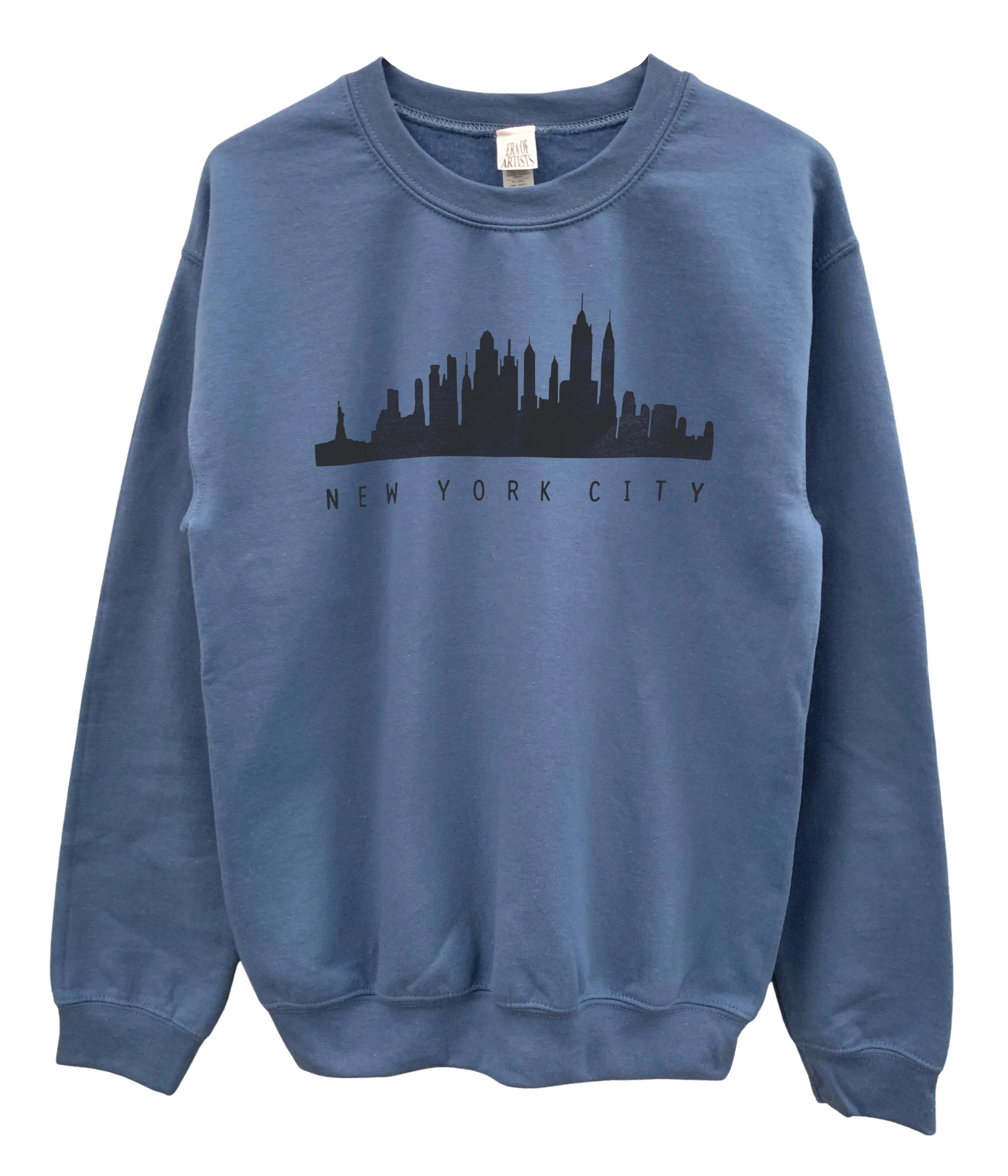 New York City Skyline Graphic Unisex Crewneck Sweatshirt - Color Options Available