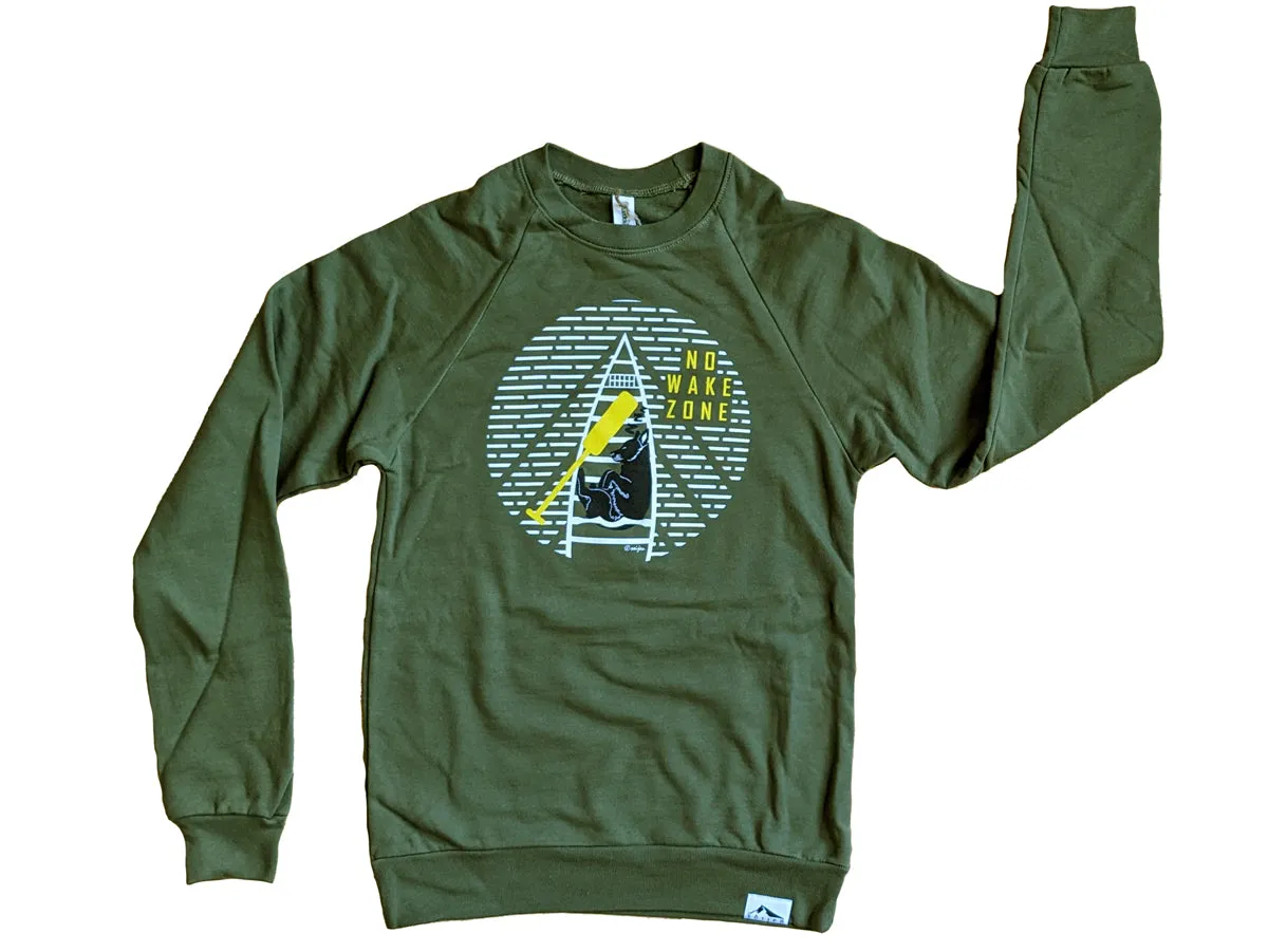 No Wake Zone Sweatshirt | 100% Organic Cotton