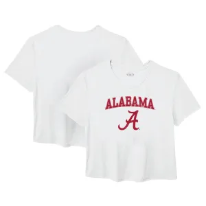 Official NCAA Alabama Crimson Tide  Womens Ideal Crop T-Shirt