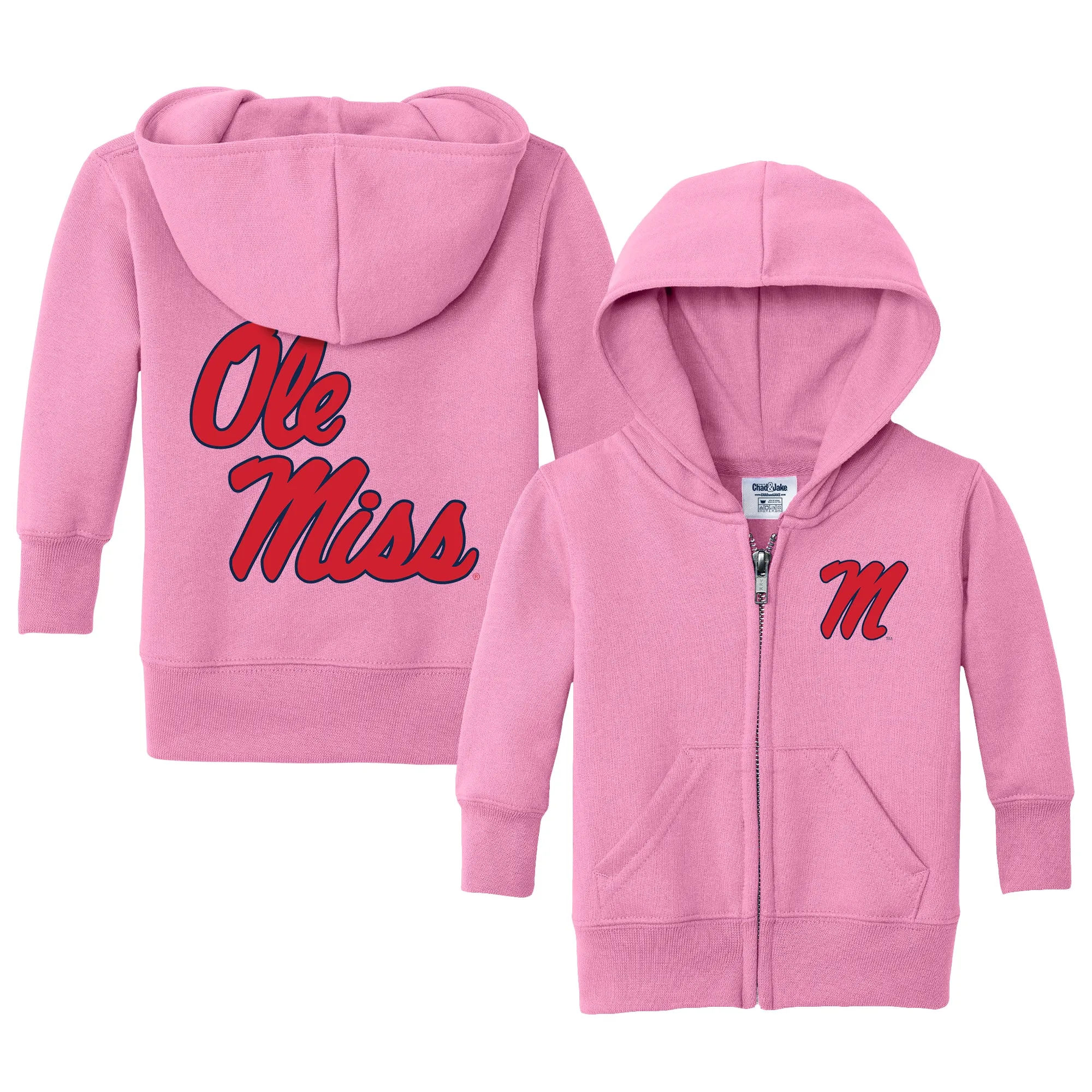 Ole Miss Rebels Logo Infant Full-Zip Sweatshirt