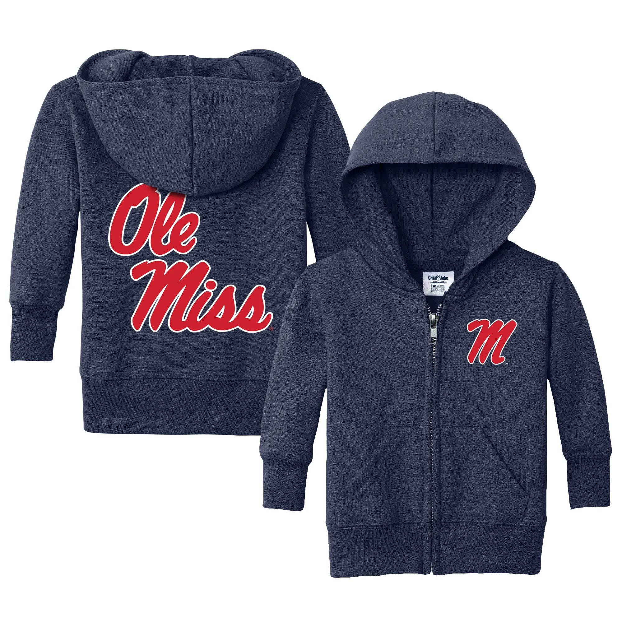 Ole Miss Rebels Logo Infant Full-Zip Sweatshirt