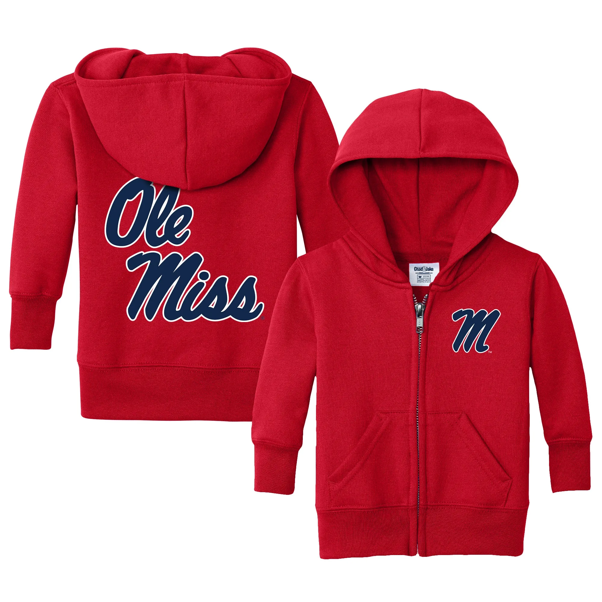 Ole Miss Rebels Logo Infant Full-Zip Sweatshirt