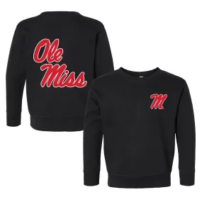 Ole Miss Rebels Logo Toddler Crewneck Sweatshirt