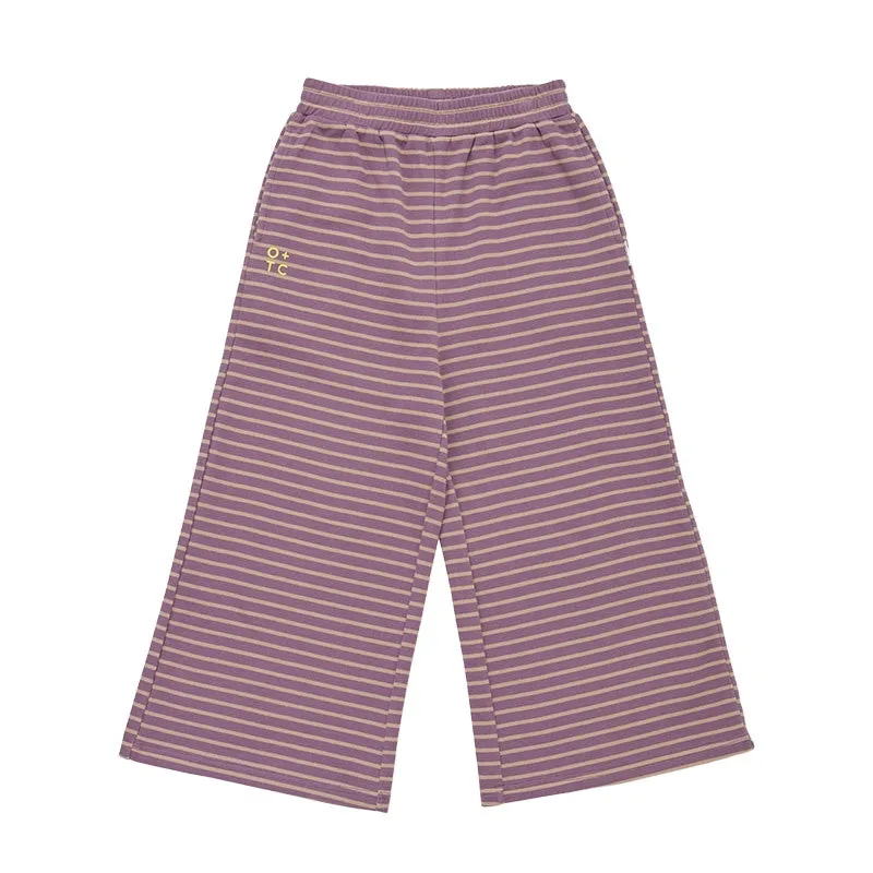 Olive And The Captain Culottes - Mauve Stripe