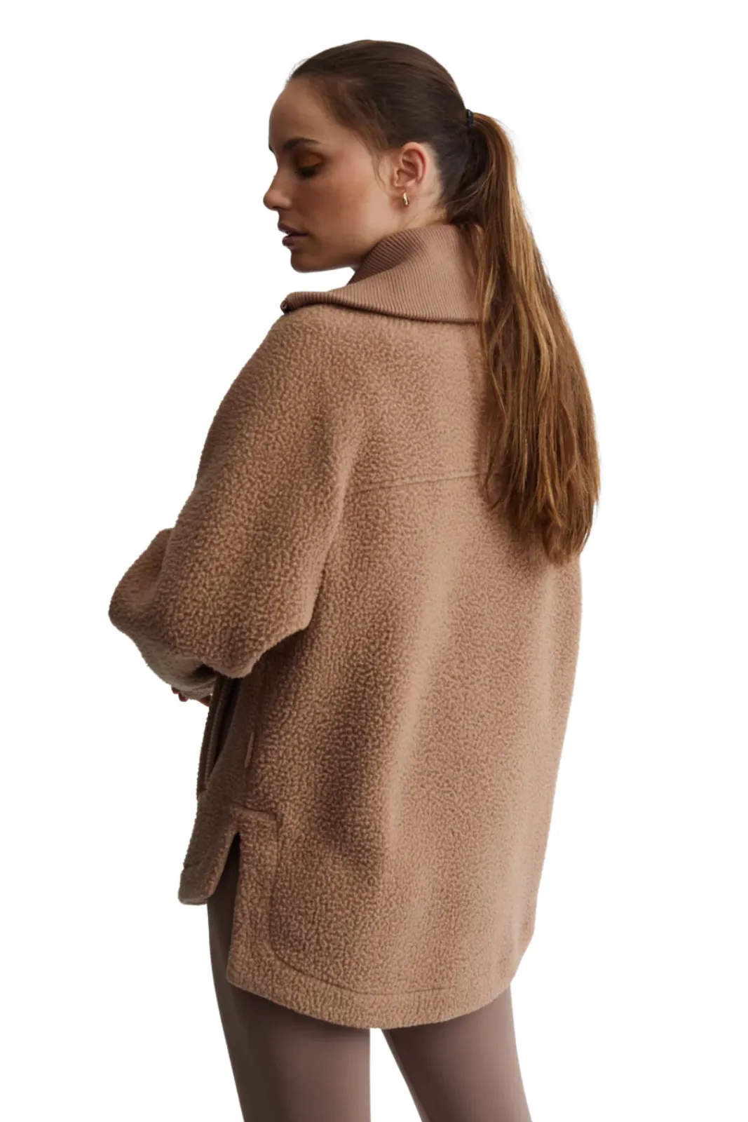 Olivia Fleece Jacket, Chanterelle