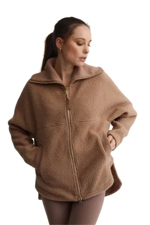 Olivia Fleece Jacket, Chanterelle