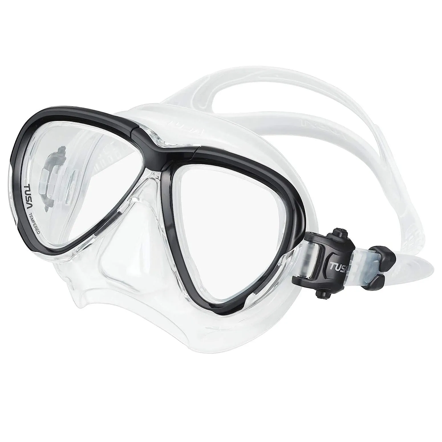 Open Box Tusa Intega Scuba Diving Mask - Black