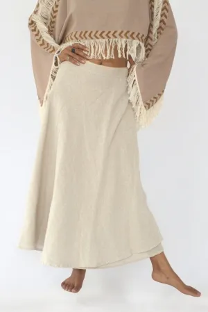 Organic Cotton Cool Sand Wrap Skirt