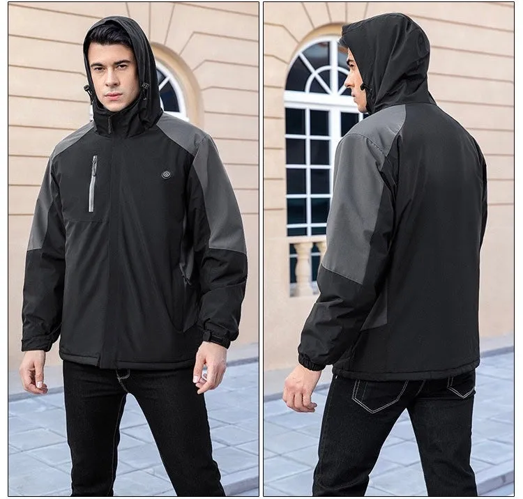 Outdoor Riding And Cycling Windproof and Waterproof Heated Smart Thermal Jacket for Winter