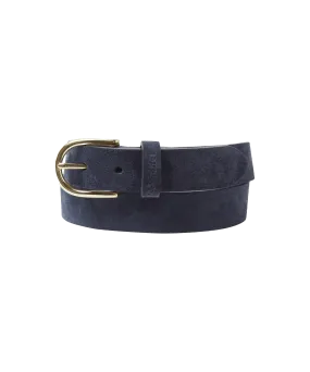 Padley Suede Belt - Navy