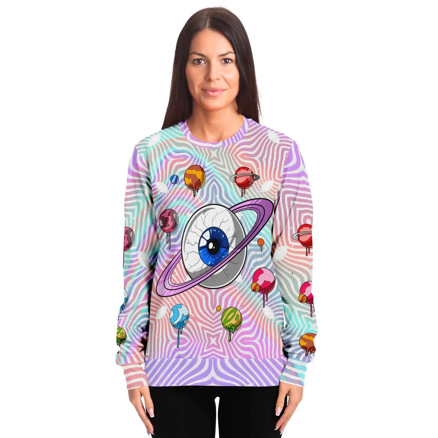 Parade of Planets Holographic Sweatshirt