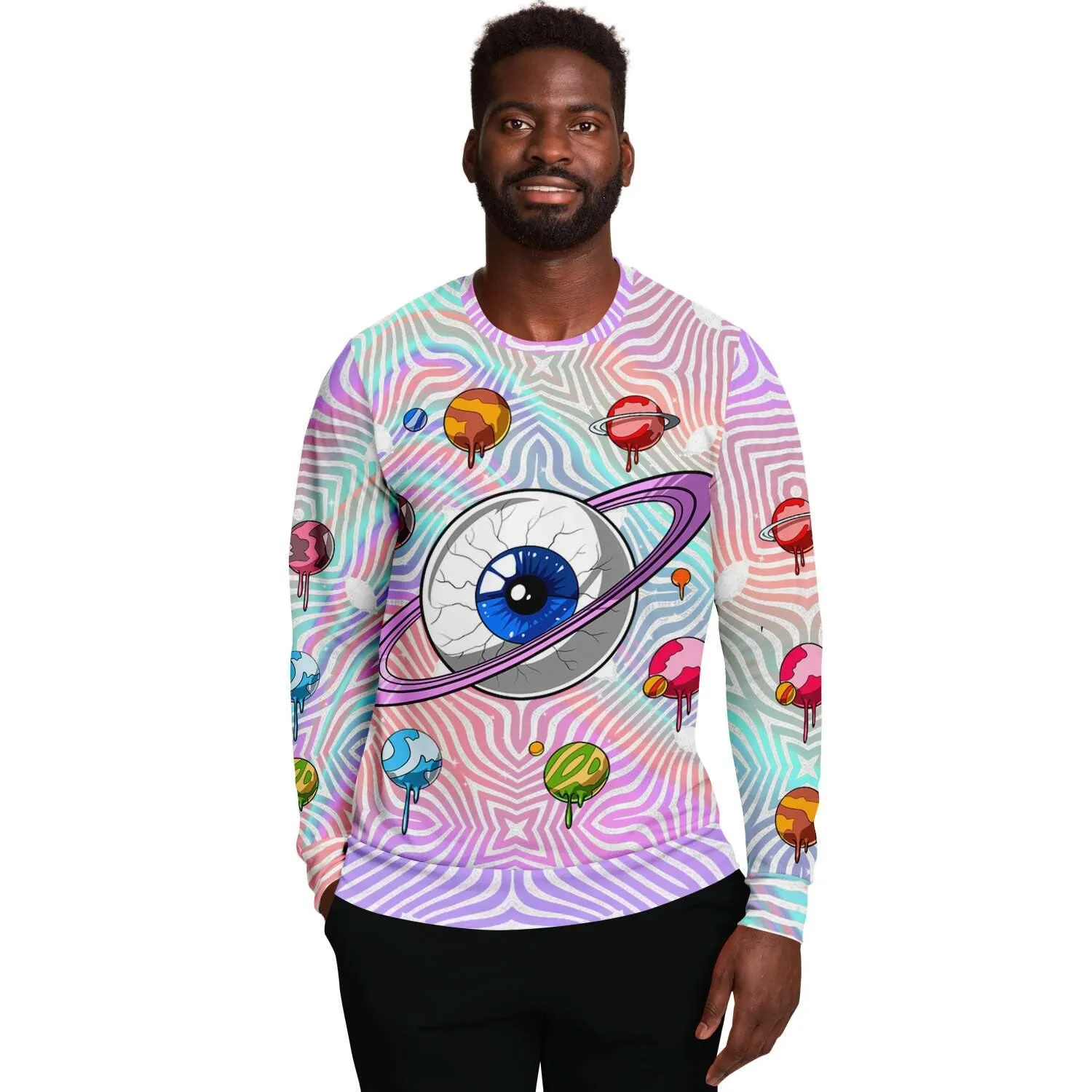 Parade of Planets Holographic Sweatshirt