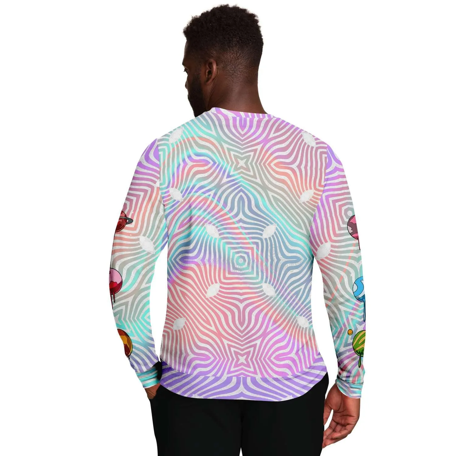 Parade of Planets Holographic Sweatshirt