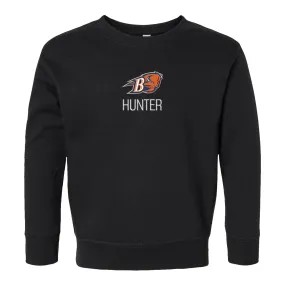 Personalized Bucknell Bison Toddler Crewneck Sweatshirt