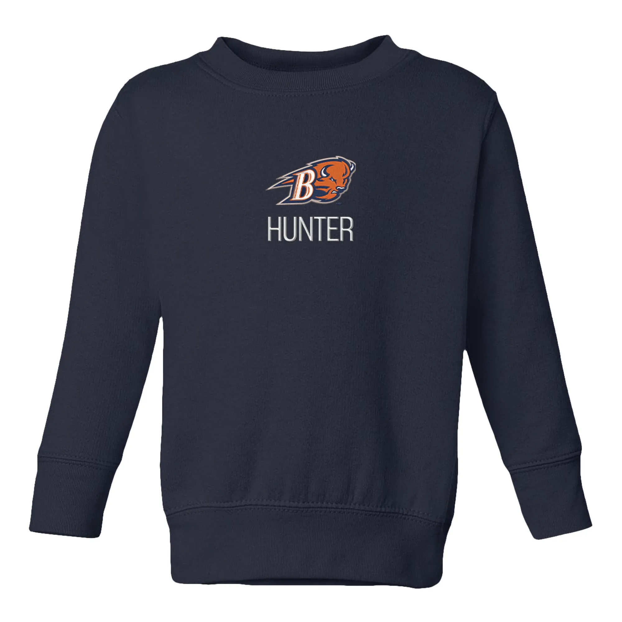 Personalized Bucknell Bison Toddler Crewneck Sweatshirt