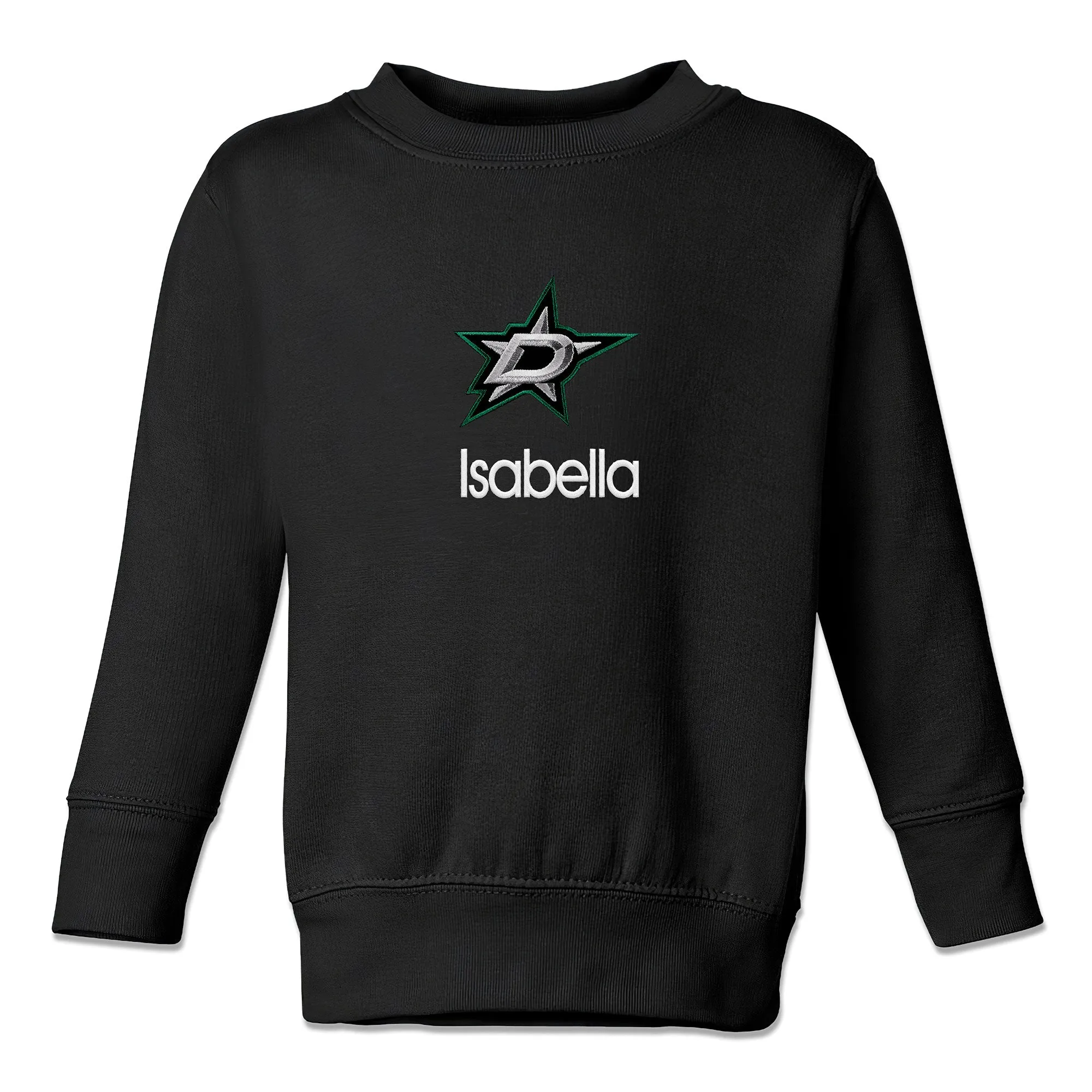 Personalized Dallas Stars Toddler Crewneck Sweatshirt