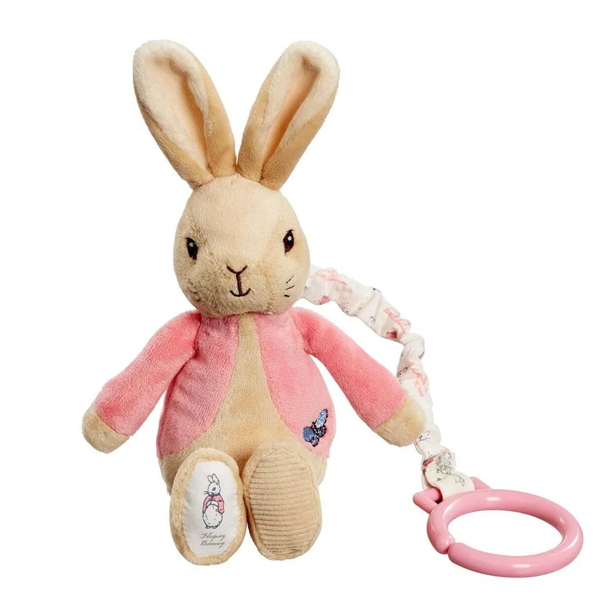 Peter Rabbit Flopsy Bunny Jiggle Attachable Toy