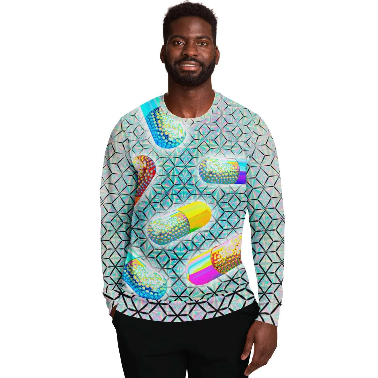 Pills of Happy Holographic Sweatshirt