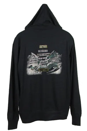 Pocono Mountain Ski Area Light Weight Hooded Sweatshirt