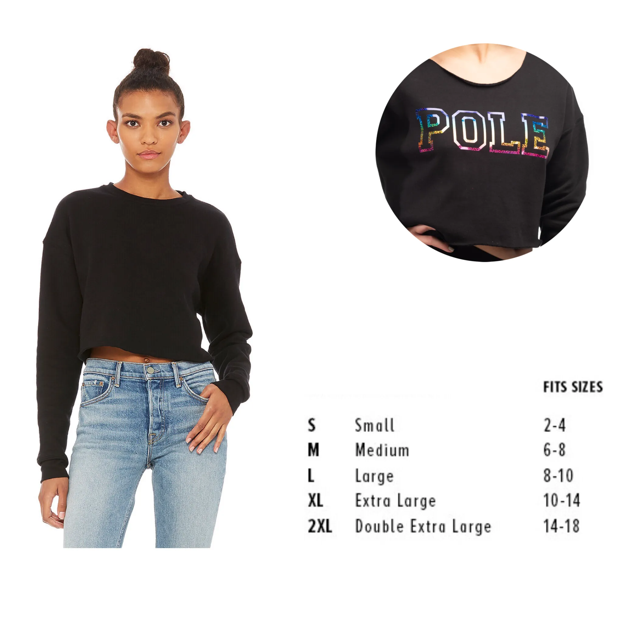 Pole or Dancer Cropped Sweatshirt