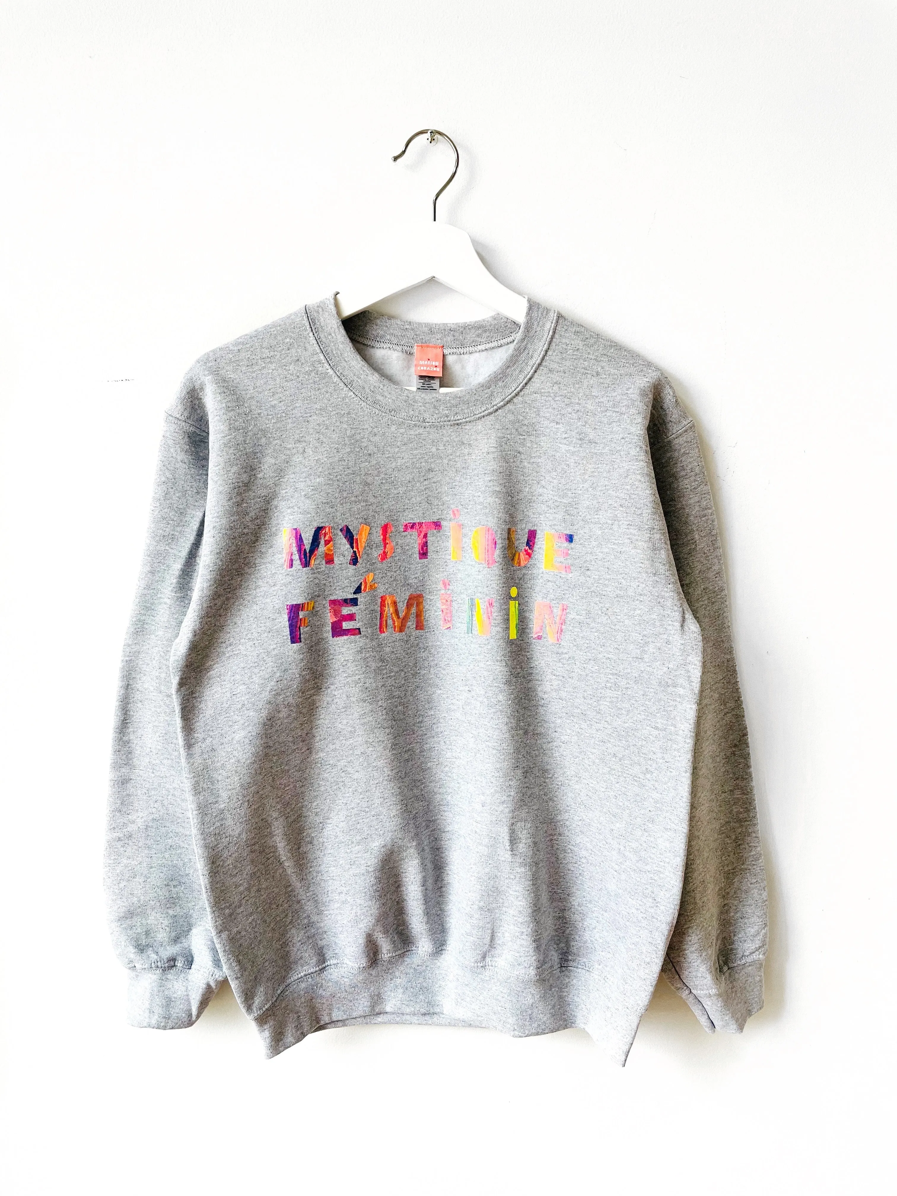 PRE ORDER 2nd batch / IN HOUSE! Rainbow Holo / Mystique Feminin Sweatshirt