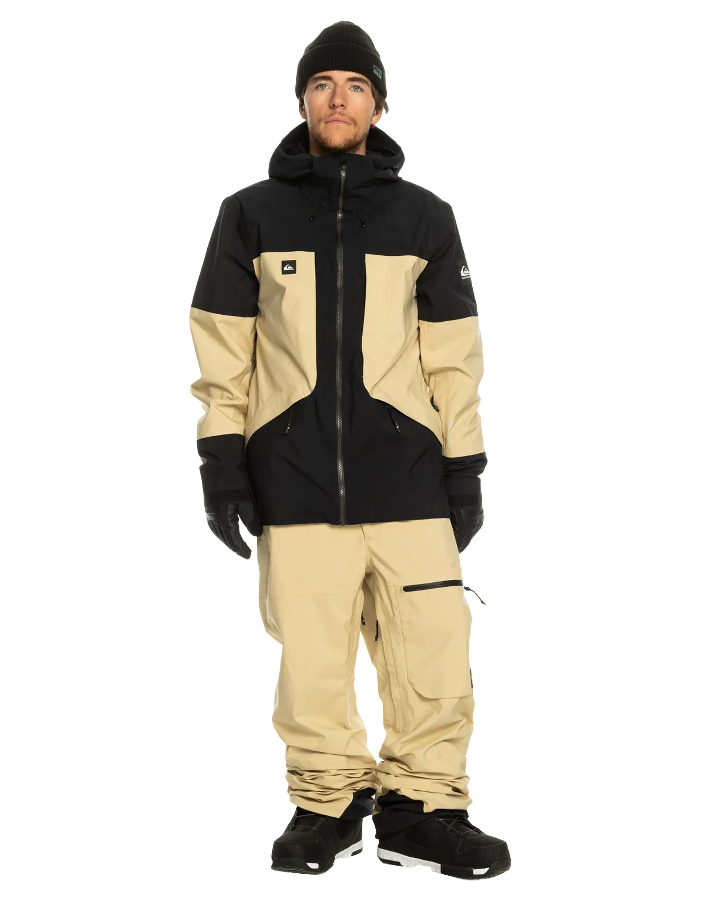 Quiksilver Men's Forever Stretch Gore-Tex® Technical Snow Jacket - Pale Khaki