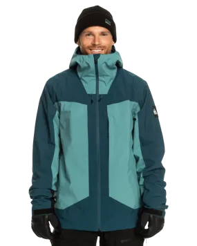 Quiksilver Men's Muldrow Technical Snow Jacket - Majolica Blue