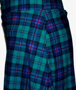 "Mad About Plaid" Women's Active Skirt / Kilt - Green/Blue