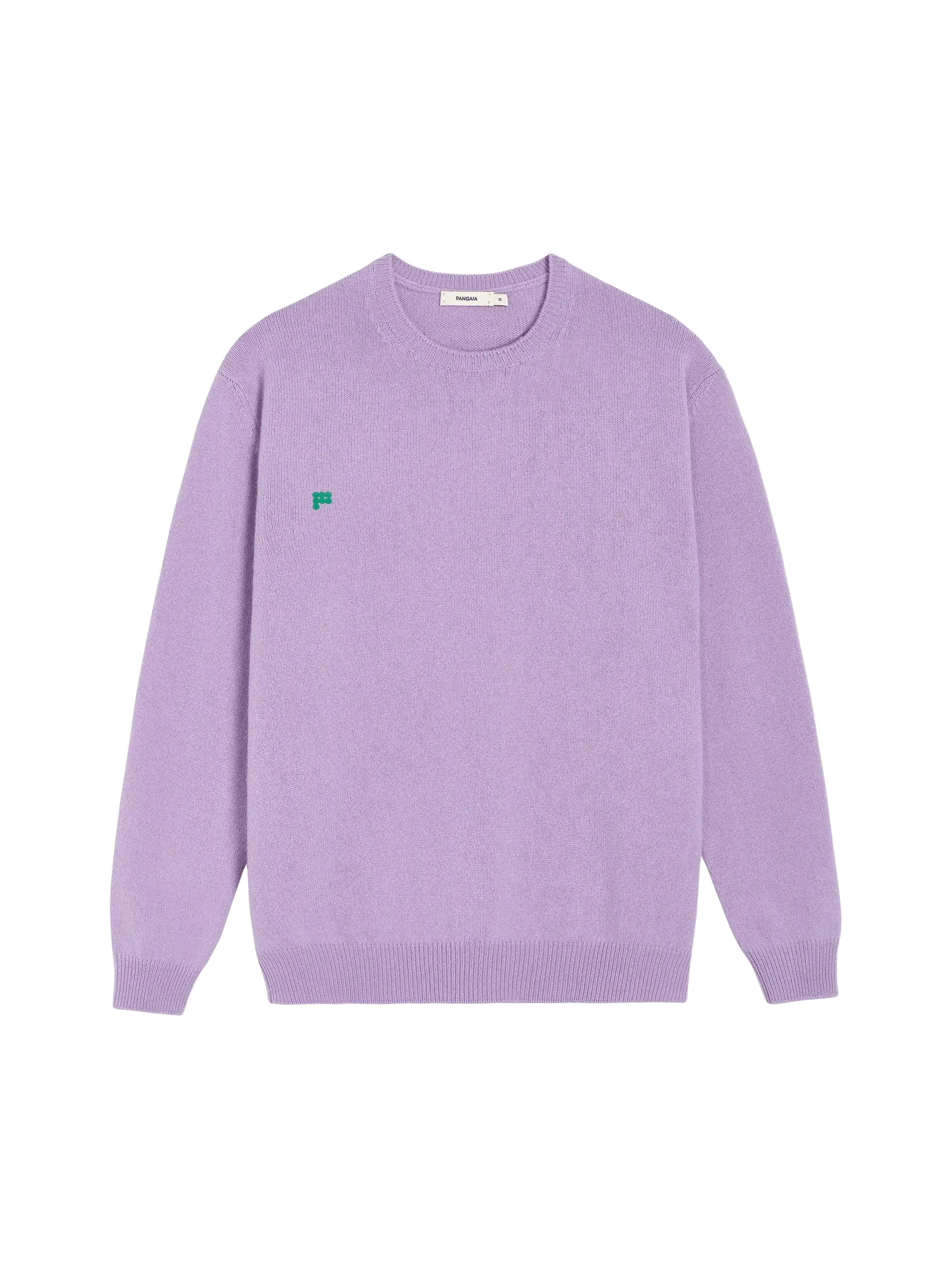 Recycled Cashmere Crewneck Sweatshirt—orchid purple