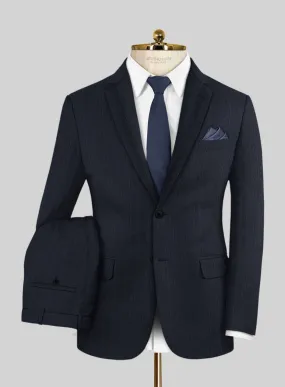 Reda Cashmere Blue Stripe Wool Suit