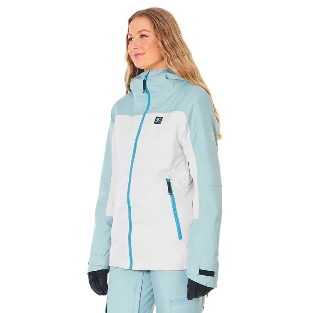 RIP CURL WOMENS FREERIDE SEARCH SNOW JACKET MOONBEAM