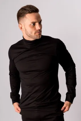 Rollneck jumper - Black