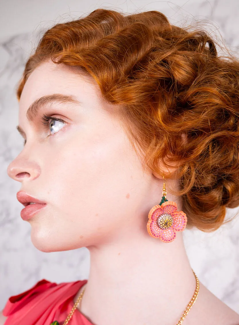 Roman Flower Earrings