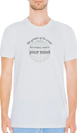 Rumi Quotes Fine Short Sleeve Unisex T Shirt - Light Gray - No Limits