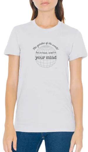 Rumi Quotes Fine Short Sleeve Unisex T Shirt -  No Limits - Light Gray